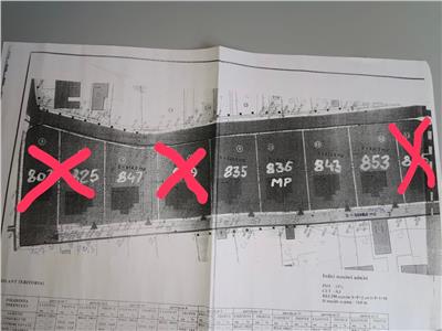 Vand teren cu suprafata de 835 mp str Viile Dealului Mic l