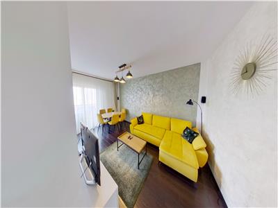 Inchiriez apartament cu 3 camere mobilat modern - Benta Towers