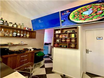 Spatiu comercial de inchiriat cu bucatarie dotata complet Ultracentral