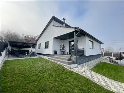 Casa cu 4 camere moderna de vanzare, teren 550 mp, in Budiu Mic