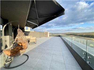 Penthouse modern de 87 mp + 119 mp terasa de vanzare, complex Concept 9