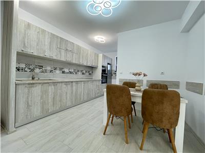 Vanzare apartament cu 2 camere, mobilat si utilat, bloc nou, 70 mp utili, in Centru
