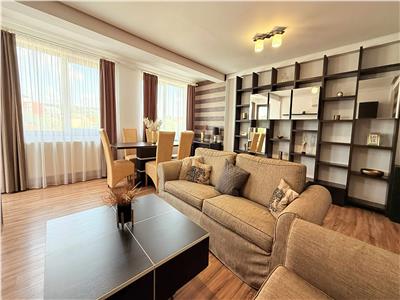 Inchiriez apartament cu 2 camere, mobilat modern, 115mp la 2 minute de Primarie